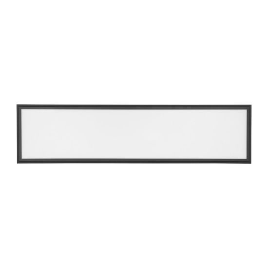 Eglo salobrena 1 plafoniera led 33w 4000k 120cm per ufficio moderna nera