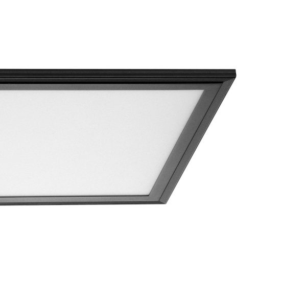 Eglo salobrena 1 plafoniera led 33w 4000k 120cm per ufficio moderna nera