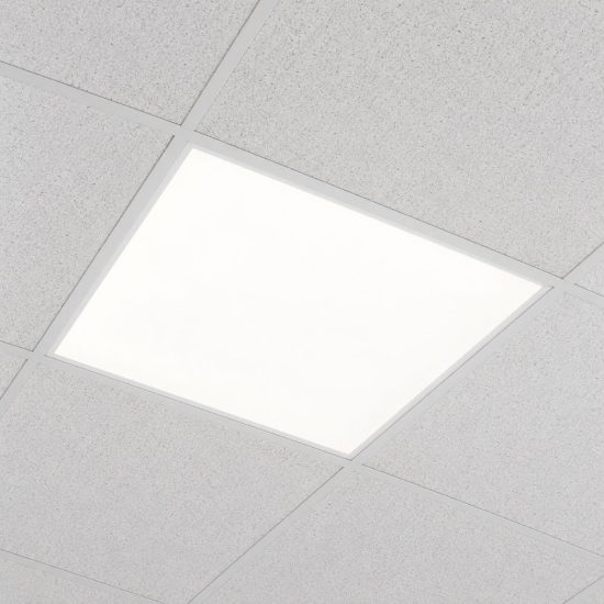 Eglo rabassa pannello led da incasso 34,5w 4000k 59,5x59,5cm per ufficio moderno bianco