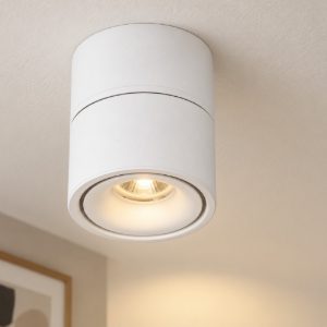 Eglo bohoyo faretto da soffitto led 8w 3000k 10cm moderno cilindrico bianco
