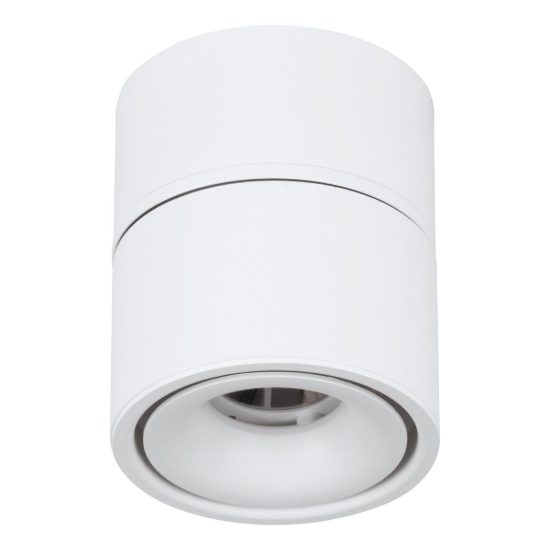 Eglo bohoyo faretto da soffitto led 8w 3000k 10cm moderno cilindrico bianco