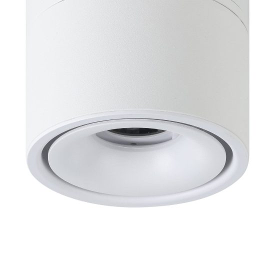 Eglo bohoyo faretto da soffitto led 8w 3000k 10cm moderno cilindrico bianco