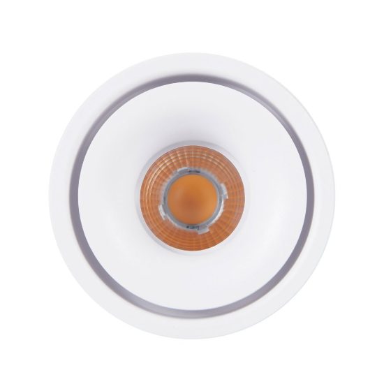 Eglo bohoyo faretto da soffitto led 8w 3000k 10cm moderno cilindrico bianco