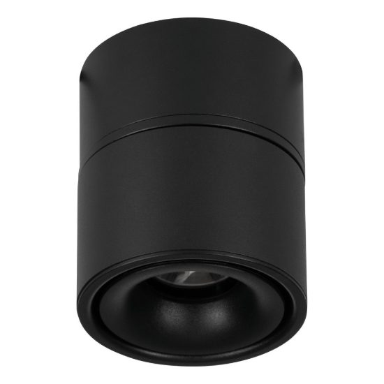 Eglo bohoyo faretto da soffitto led 8w 3000k 10cm moderno cilindrico nero
