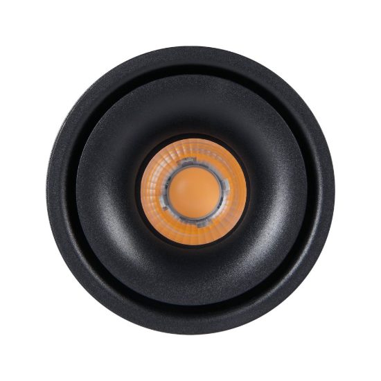 Eglo bohoyo faretto da soffitto led 8w 3000k 10cm moderno cilindrico nero