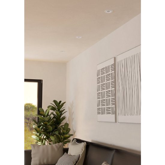 Eglo calonge rgb set 3 faretti da incasso per cartongesso led 11,4w con telecomando bianco