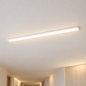 Eglo moradillo r plafoniera led 28,3w 2700k 6500k 119,5cm con telecomando per corridoio bianca