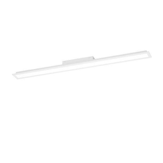Eglo moradillo r plafoniera led 28,3w 2700k 6500k 119,5cm con telecomando per corridoio bianca