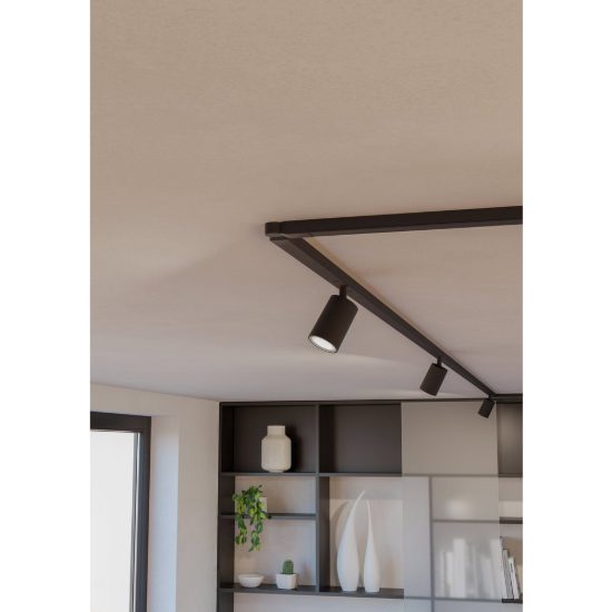 Eglo easyt corner connettore angolare per binario 18,7cm nero