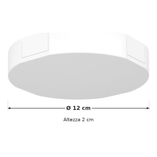 Eglo easyt feeder alimentazione per binario 12cm bianca