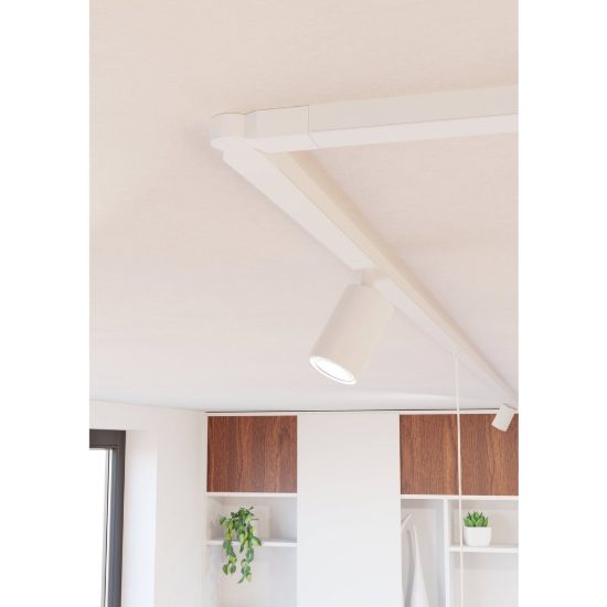 Eglo easyt corner connettore angolare per binario 18,7cm bianco