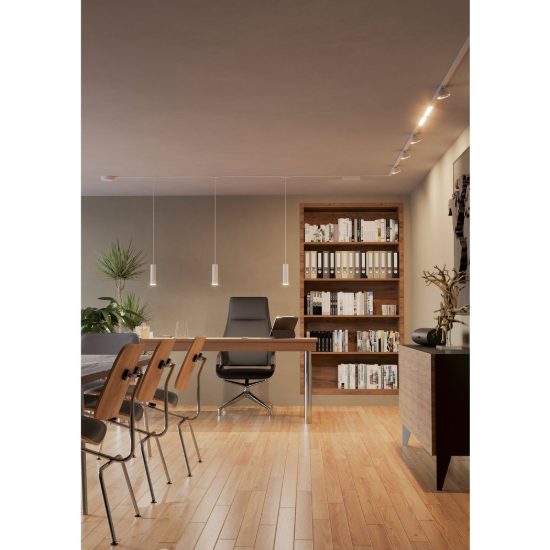 Eglo tplus extension binario di prolunga con connettori e copertura 100cm bianco