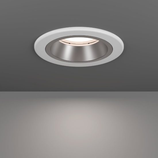 Eglo yebra faretto da incasso per cartongesso led 4,8w cct 2700k 6500k ip44 foro 6,8cm bianco