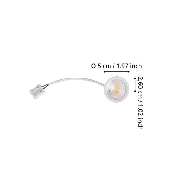 Modulo led sostitutivo dimmerabile 4.8w cct 2700k 6500k eglo