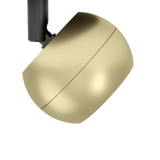 Eglo mengibar sphere faretto da incasso per cartongesso orientabile led 4,8w cct oro e nero