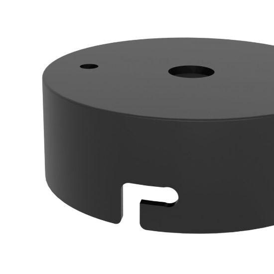 Eglo mengibar mounting base per montaggio a plafone dei faretti mengibar 7cm nera