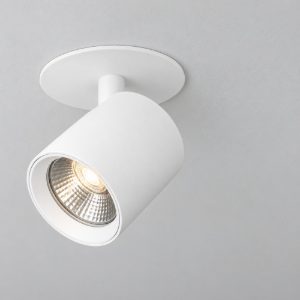 Eglo mengibar tube faretto da incasso per cartongesso orientabile led 4,8w cct bianco