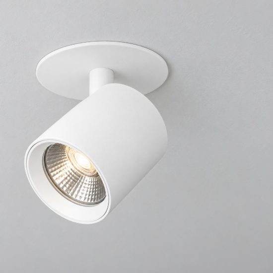 Eglo mengibar tube faretto da incasso per cartongesso orientabile led 4,8w cct bianco