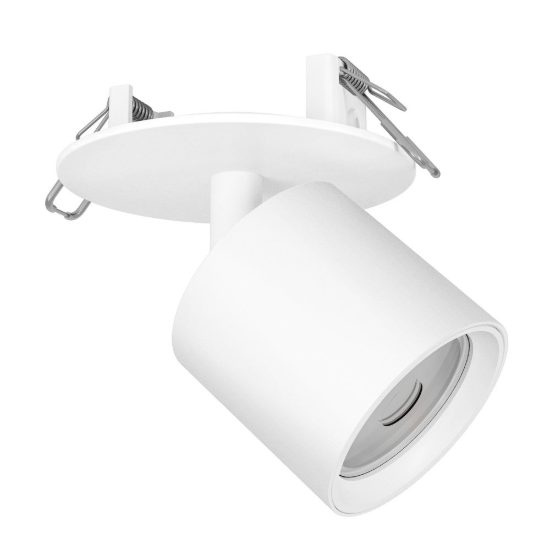 Eglo mengibar tube faretto da incasso per cartongesso orientabile led 4,8w cct bianco