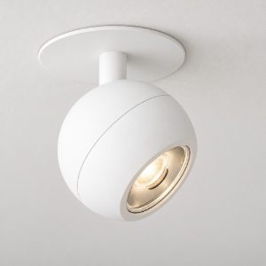 Eglo mengibar sphere faretto da incasso per cartongesso orientabile led 4,8w cct bianco