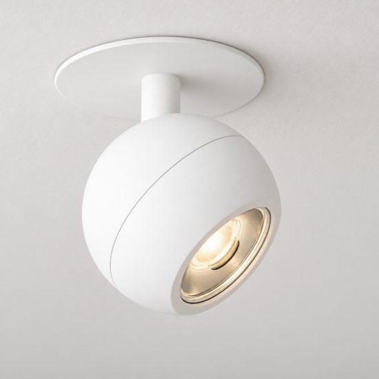 Eglo mengibar sphere faretto da incasso per cartongesso orientabile led 4,8w cct bianco