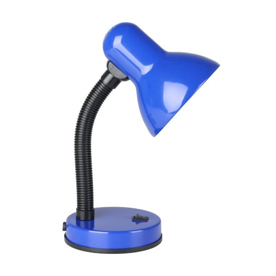 Eglo basic lampada da scrivania e27 30cm per ufficio moderna blu