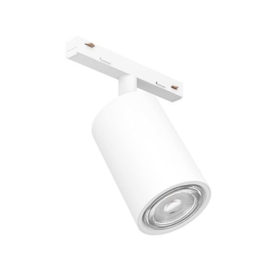 Eglo easyt spot tube faretto per binario gu10 5,5cm moderno cilindrico bianco