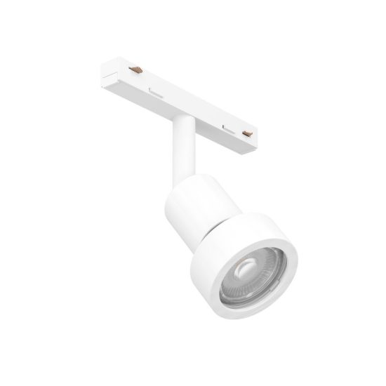 Eglo easyt spot ring faretto per binario gu10 5,5cm moderno cilindrico bianco