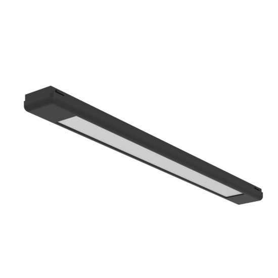 Eglo tplus flat light faretto lineare per binario led 6,6w cct 2700k 6500k 30cm moderno nero