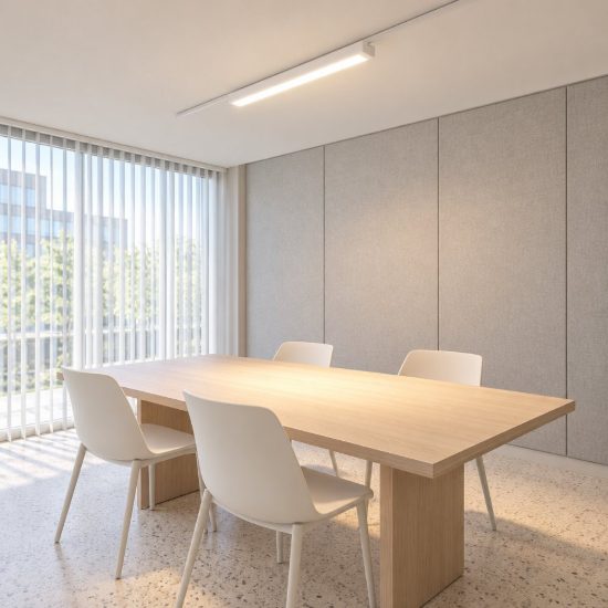 Eglo tplus flat light faretto lineare per binario led 6,6w cct 2700k 6500k 30cm moderno bianco
