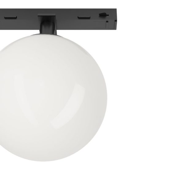 Eglo easyt sphere spot faretto per binario g9 10cm moderno nero