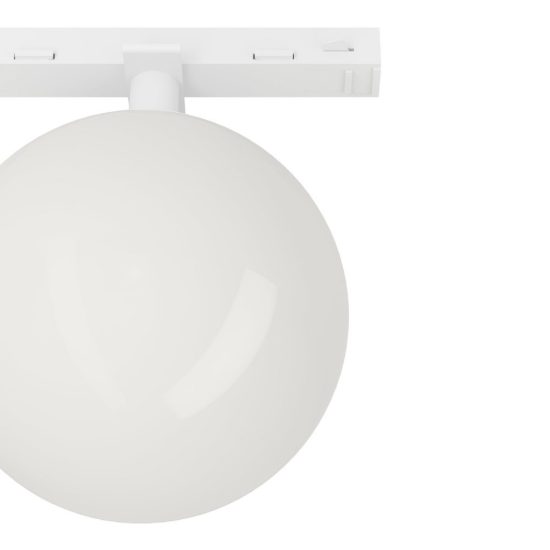 Eglo easyt sphere spot faretto per binario g9 10cm moderno bianco