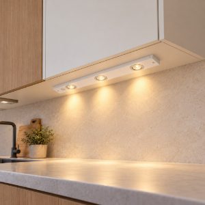 Eglo kob led lampada sottopensile led 6,9w 3000k 60cm per cucina moderna bianca