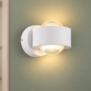 Ono eglo applique occhio led 5w 3000k moderna bianco