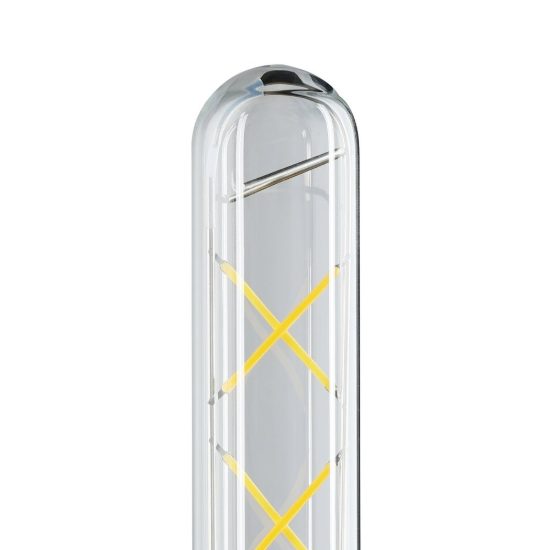 Eglo lampadina led e27 4w 2700k tubolare trasparente a filamento confezione da 8 pezzi