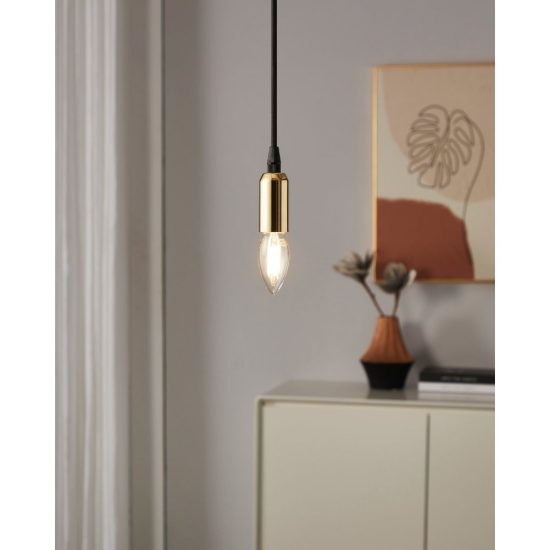 Eglo lampadina led e14 4w 2700k a candela trasparente h12cm a filamento equivalente 40w confezione da 8 pezzi