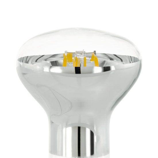 Eglo lampadina led e27 5,5w 2700k a riflettore trasparente a filamento dimmerabile confezione da 8 pezzi