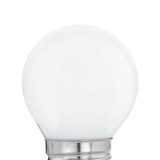 Eglo lampadina led e27 4w 2700k a globo opalina 4,5cm confezione da 8 pezzi