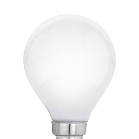 Eglo lampadina led e14 7w 2700k a sfera opalina confezione da 8 pezzi