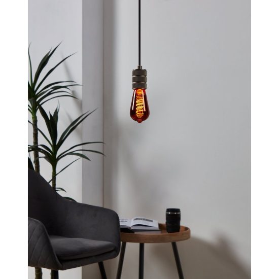 Eglo lampadina led e27 4w 2000k a oliva color rame 6,4cm con filamento a spirale dimmerabile confezione da 8 pezzi