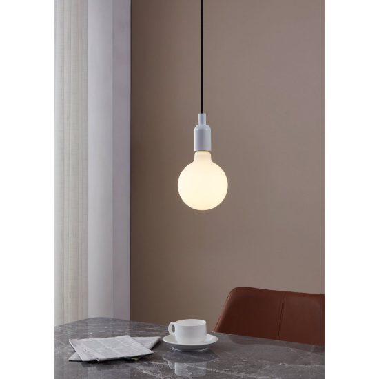 Eglo lampadina led e27 7,5w 2700k a globo opalina 12,5cm dimmerabile confezione da 4 pezzi