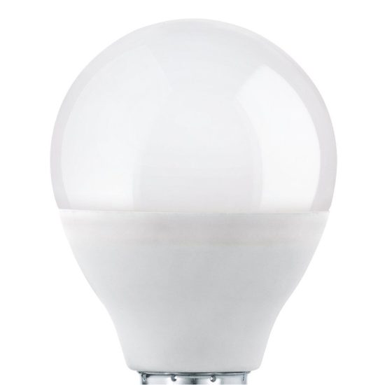 Eglo lampadina led e14 5,5w 3000k a sfera opalina dimmerabile confezione da 8 pezzi