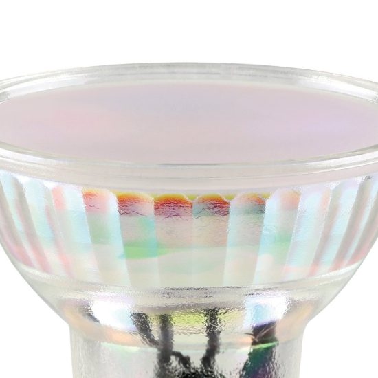 Eglo lampadine led gu10 3w 4000k a riflettore trasparenti 16 pezzi in 8 confezioni da 2