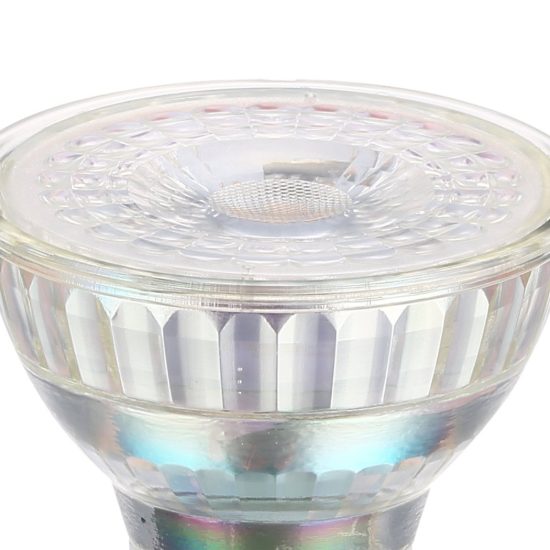Eglo lampadina led gu10 3w 3000k a riflettore trasparente dimmerabile confezione da 8 pezzi