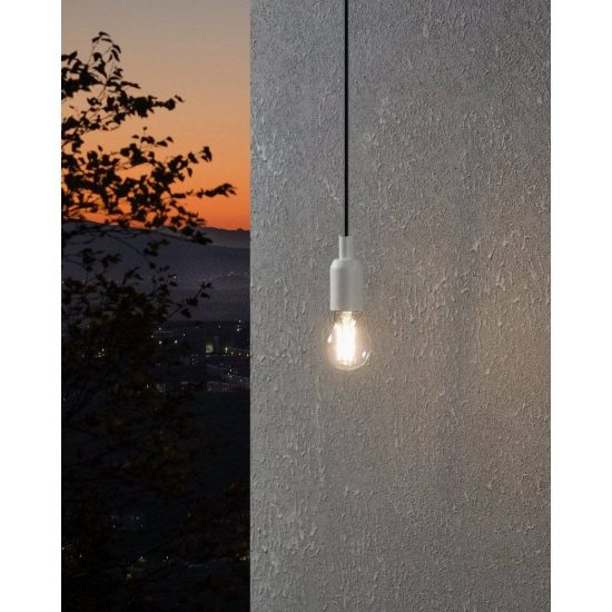 Eglo lampadina led e27 7,3w 3000k a goccia trasparente da esterno confezione da 8 pezzi