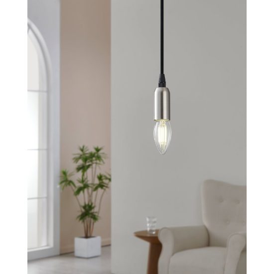 Eglo lampadina led e14 2,2w 3000k a candela trasparente confezione da 8 pezzi