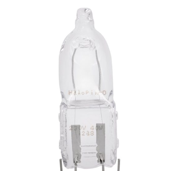 Eglo lampadine alogene g9 40w 2700k trasparenti 50 pezzi in 25 confezioni da 2