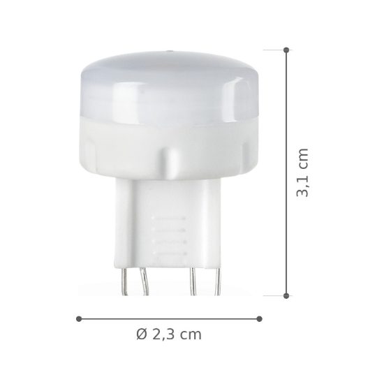 Ideal lux lampadina led g9 a capsula 1,7w 4000k bianca