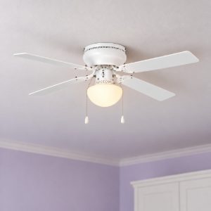 Eglo cagliari ventilatore da soffitto con luce 106,6cm bianco fino a 20 mq