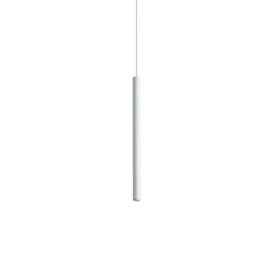 Ideal lux look lampada a sospensione cilindrica led 3,5w 3000k 25cm per cucina bianca